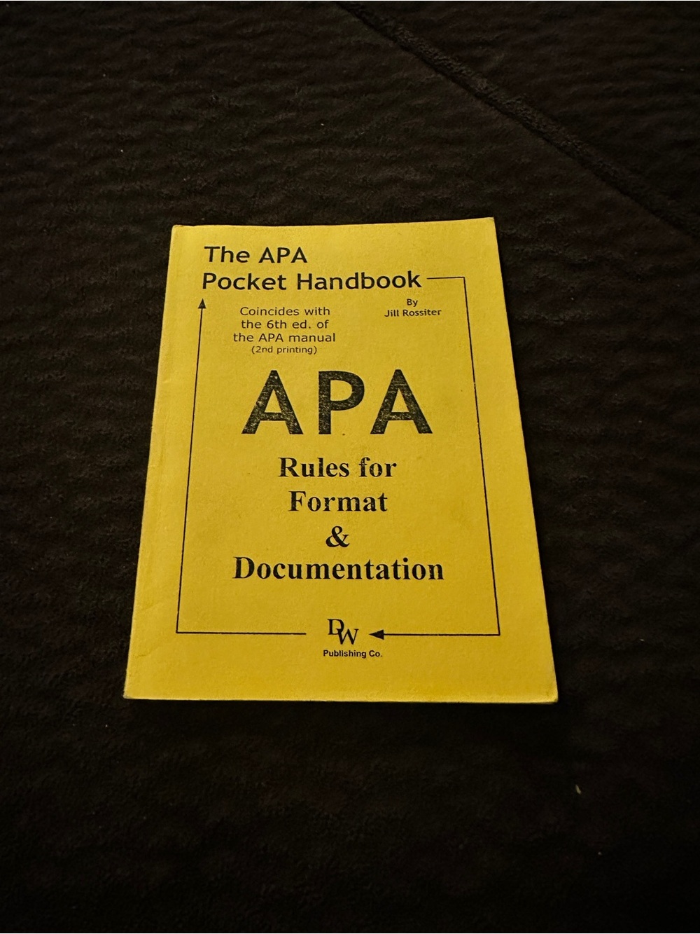The APA Pocket Handbook